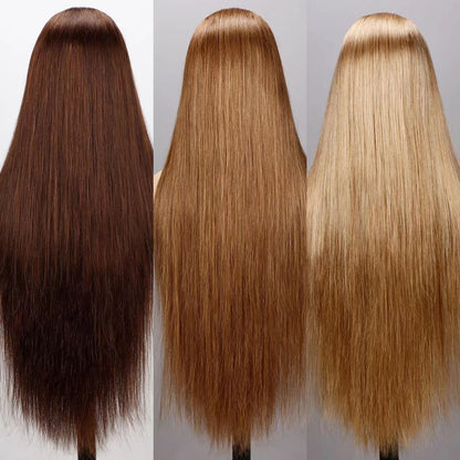 Transparent Lace 13x4 180% Density Straight Wigs #2 Color