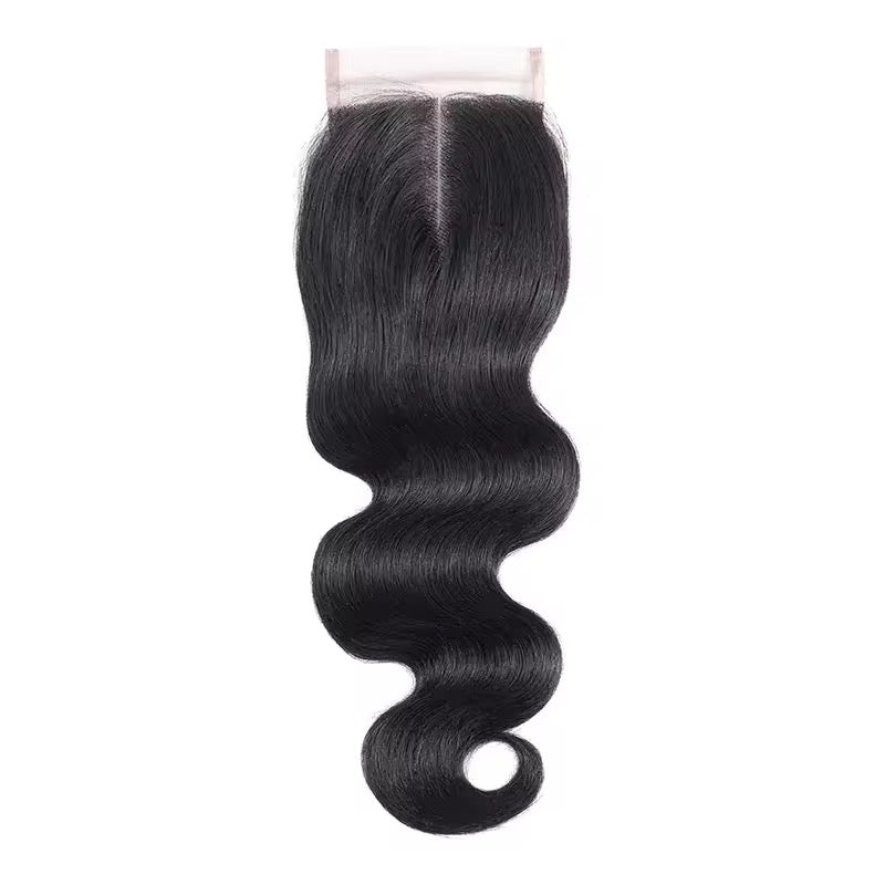3x4 Transparent Lace Natural Color Body Wave Closure