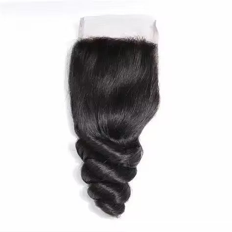 3x4 Transparent Lace Natural Color Body Wave Closure