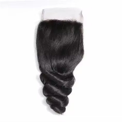 3x4 Transparent Lace Natural Color Body Wave Closure